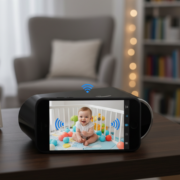 Baby Monitor Clock – Wi-Fi & Night Vision