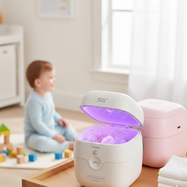 SnuggySteri – UV Pacifier &amp; Accessory Sterilizer Box (29s Quick Sterilization