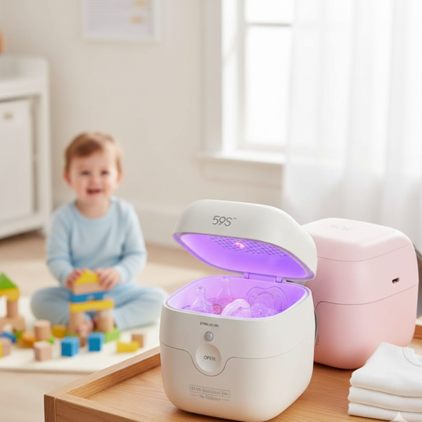 SnuggySteri – UV Pacifier &amp; Accessory Sterilizer Box (29s Quick Sterilization